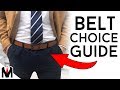 How To Choose The BEST BELT To Match Your Outfits | Men's Belt Picking Guide ad