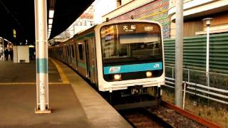 京浜東北線209系ウラ64編成 川口到着\u0026発車 2010.1.19