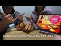 48 🔈asmr🇯🇵 @japanesenacktime calbee osatsu sweet potato flavored chips カルビーおさつ crunchy snacks