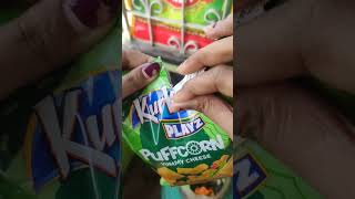 Kurkure playz Puffcorn 🤪 #shorts #food #chips #ytshorts #shortsindia