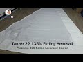 tanzer 22 135% furling headsail precision 400 series dacron