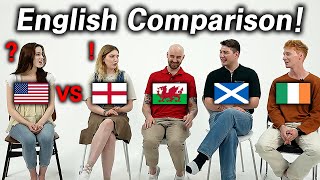 American Shocked by ENGLISH from England, Scotland, Ireland and Wales l Can You