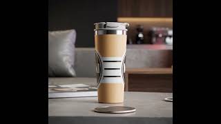 Elevate your brand with our Stay-Hot&Cold Coffee Mug. This 22.5 oz insulated stainless steel cup