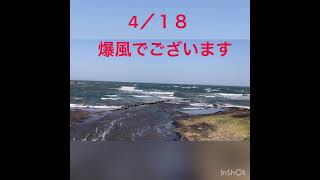 爆風だけど！？実はできそう？かも4／18平砂浦波情報