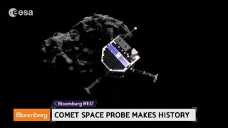 Rosetta Spacecraft Lands Probe on a Comet