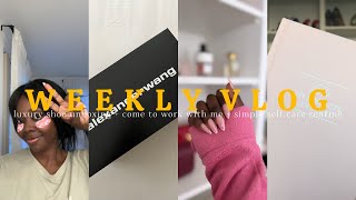 WEEKLY VLOG: Luxury bargain but do they suit me? Quick and easy skin care