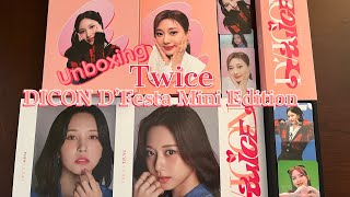 [Unboxing] TWICE ⟡ DICON D’Festa Mini Edition ♡ Mina \u0026 Tzuyu Versions