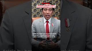 Presiden Jokowi Cabut Status Pandemi Covid-19  #shorts