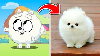 ¡Personajes de BLUEY en la Vida Real! (SUPER ADORABLES)