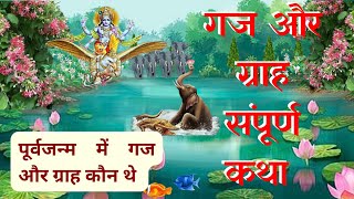 Gaj Aur Grah Katha | गज और ग्राह संपूर्ण कथा | गज और ग्राह के पूर्वजन्म की कथा | गज और ग्राह की कथा