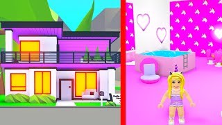 Futuristic House In Roblox Adopt Me Indoor Pool Balcony Free