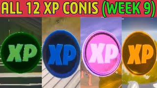 (All XP COINS LOCATIONS IN FORTNITE SEASON 4 Chapter 2 (WEEK 9