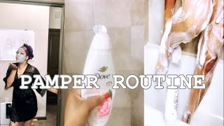 RELAXING PAMPER ROUTINE | Shower Routine & Spa Manitenace ( self care tips)