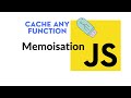 Cache any function in JavaScript with Memoize technique #memoization
