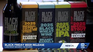 'Like tailgating at a Packers' game': Beer lovers brave cold for Lakefront Brewery's Black Friday...