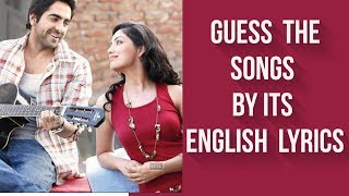 Guess the Song by its English Lyrics | Bollywood | #1