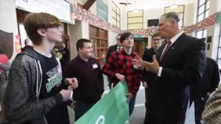 Gov  Inslee Comes to Tumwater High