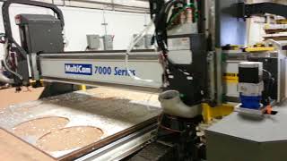 7795593 2013 Multicam 7000 Series CNC Router