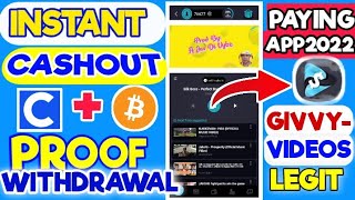 Givvy-Videos LEGIT with LIVE WITHDRAWAL and PAYMENT PROOF Instant Cashout Paying App 2022|misisj7