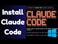 How to Install and USE Claude Code on Windows   Full Guide