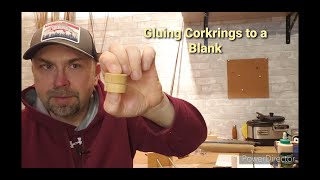 How to glue corkrings to a blank!