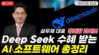 [장마감 라이브]DeepSeek(딥시크)수혜받는 AI소프트웨어 총정리!