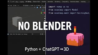 Build 3D Models with Python + ChatGPT (No Blender Needed)