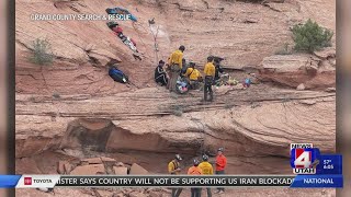 1 rescued in Moab after falling 80 feet off edge of trail, leaving them critically injured