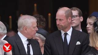 The awkward moment Prince Andrew’s standing with his family was laid bare