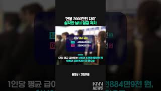 '연봉 2000만원 차이' 심각한 남녀 임금 격차 #shorts