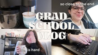 final semester of my phd vlog: chaotic days, my house flooded, \u0026 I'm fully crashed out