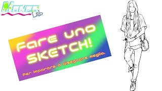 【Manga Lab】 Facciamo uno sketch! / Let's start sketching!/スケッチをはじめよう！