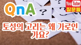 토성의 고리는 왜 가로인가요?