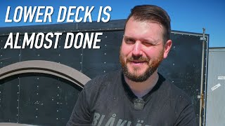 Build Update: Almost Finishing The Lower Deck || Dr Decks