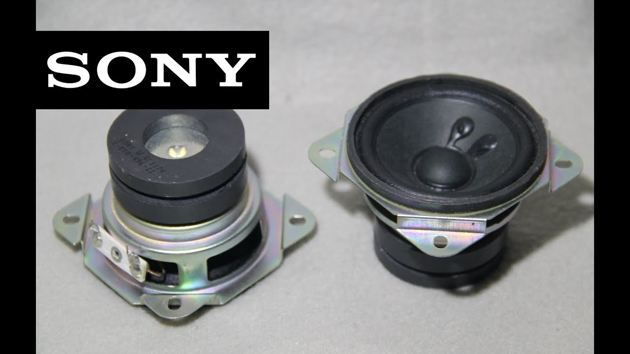 2" Sony Unit 1-858-496-11 Speaker ( Test ) - YouTube