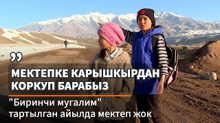 "Мектепке карышкырдан коркуп барабыз"