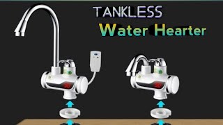 Tankless Electric Hot Water Heater Faucet Kitchen Instant Heating Tap Water Heater