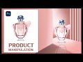 product manipulation in photoshop perfume advertising poster design tutorial