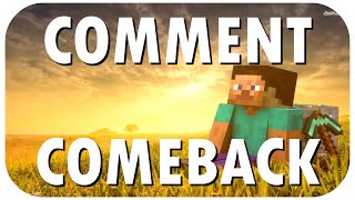 Comment Comeback: I HATE MINECRAFT