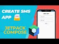 How to Send text message from android app | Jetpack Compose | Android Studio | Kotlin