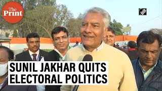 Former Punjab Congress chief Sunil Jakhar quits electoral politics