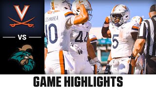 Virginia vs. Coastal Carolina Game Highlights | 2024 ACC Football