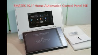 SMATEK 10" Android In-Wall Smart Home Automation Dashboard Tablet Control Panel TUYA Zigbee Hub S9E