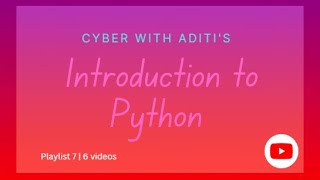 Escape sequences in Python | Video 5 | Introduction to Python