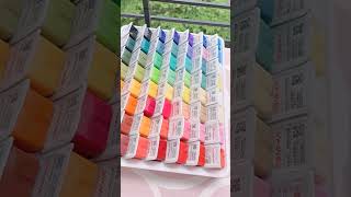 Hot Air Balloon in the sky Painting with  MIYA GOUACHE PAINTS - 56 COLORS  #painting