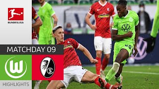 VfL Wolfsburg - SC Freiburg  0-2 | Highlights | Matchday 9 – Bundesliga 2021/22