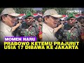 Prabowo Tahan Tangis Ketemu Prajurit TNI di Papua, Dulu Usia 17 Tahun Dibawa ke Jakarta