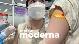 REVIEW #MODERNA ✳︎ รีวิวฉีดโมเดอร์นาในไทย full dose ตั้งแต่วันจอง - เอฟเฟคหลังฉีด 🧘🏼🩹/ KARNMAY