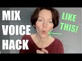 How To Get Into Mixed Voice INSTANTLY #singingtips #vocalcoach #mixedvoice