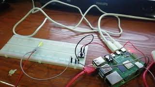 Raspberry Pi 4B - Stop Led Blinking With Push Button, Python Code